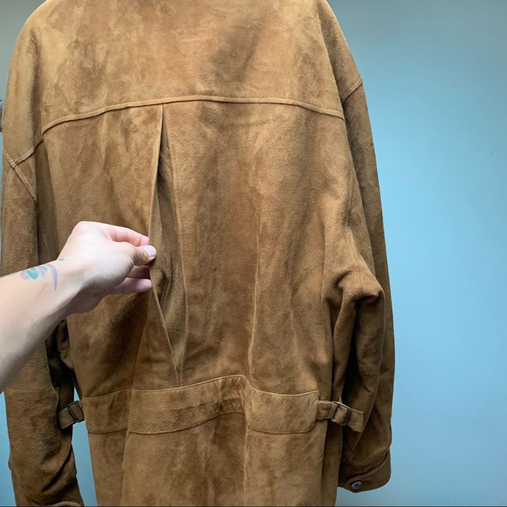 Genuine Leather Banana Republic Tan Brown Jacket | XL - Picture 11 of 16